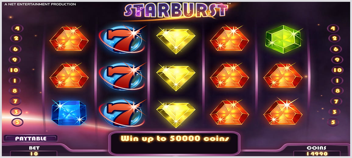 You'll find Starburst at BGO Bingo