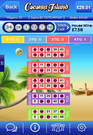 Gala's Exclusive Coconut Island Bingo is Available on the App