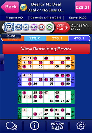 Deal or No Deal Available on Gala Bingo Mobile