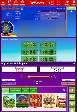 Rainbow Riches Bingo with 1TG