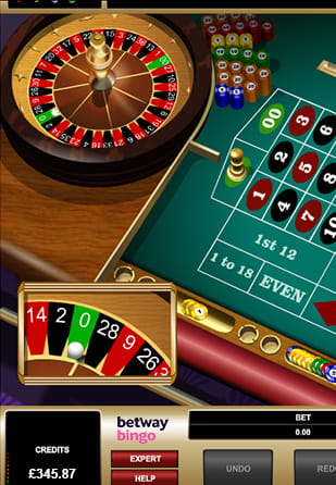 Play roulette at Betway for mobile