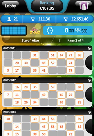 Sing Bingo offers great 90-ball games for smartphones