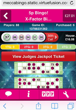 Mecca Exclusive X Factor Room Available on the Mobile App